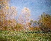 Claude Monet Springtime at Giverny Sweden oil painting reproduction